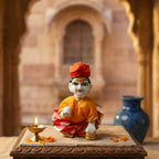 Jodhpuri Poshak Set with Pagdi for Bal Gopal