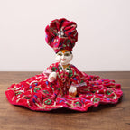 Velvet poshak set with pagdi for Ladu Gopal